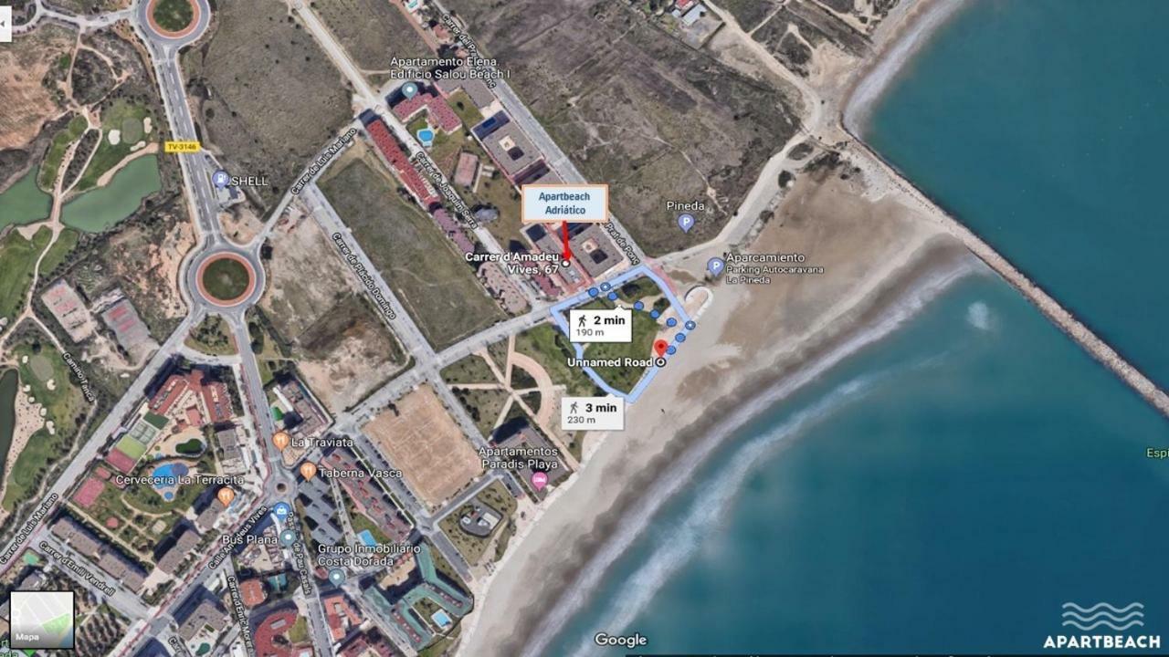 Apartbeach Adriatico 518 Vistas Playa Y Climatizado Apartment La Pineda